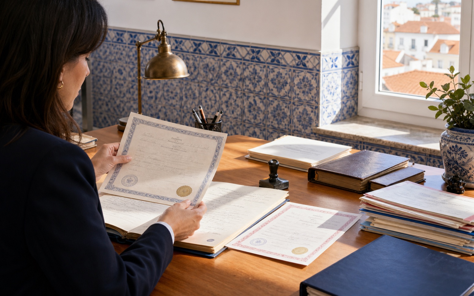 Portuguese civil registry, birth record and marriage transcription review